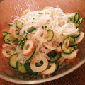 fuji's cooksnap of when they made 夏にさっぱり 竹輪と胡瓜と春雨の甘酢和え.