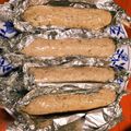 アトムとナナのママ's cooksnap of when they made ラップで手作りソーセージ？！ 2種類.