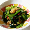 お芋とトマト's cooksnap of when they made かつお節香る♪小松菜と油あげの炒め煮.
