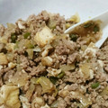 myumyu08's cooksnap of when they made 【簡単】お手軽ごはん♪挽き肉いんげん炒め.