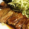 ももかま's cooksnap of when they made 豚ロース肉で男前なガッツリ生姜焼き♪.