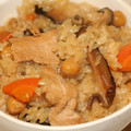 ぷのぷの's cooksnap of when they made 炊飯器で中華風おこわ　ヒヨコマメ入り.