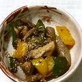 あくあ☆ぶるー's cooksnap of when they made こんにゃく・ピーマン・まいたけの甘辛炒め.