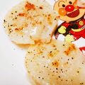 ちえとみう's cooksnap of when they made 基本のホタテのポワレ☆レモンバターソース.