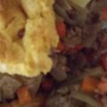 クックJQJZIF☆'s cooksnap of when they made じゃが芋とミンチのオムレツ.