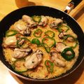 きょんあつ's cooksnap of when they made フライパンで♪牡蠣のパエリア.