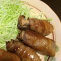 自由形のケロール's cooksnap of when they made ポン酢でさっぱり簡単舞茸の肉巻きお弁当も.