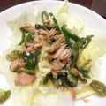 ayaakari's cooksnap of when they made 簡単☆ピーマンとツナとレタスのサラダ♪.