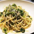 chanmomoti's cooksnap of when they made しらすと野沢菜のパスタ.