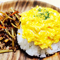 ティーちゃんのママ's cooksnap of when they made cafe風＊簡単きんぴらそぼろごはん♡.