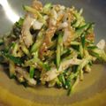 風の町のＰｅｃｏ's cooksnap of when they made お助けもう一品キュウリとちくわの和え物.