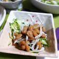 ＴＯＭＯＷＡＴ's cooksnap of when they made 細切り胡瓜のしらす納豆かけ.