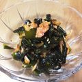 夏女旅娘's cooksnap of when they made 超簡単！ごま油香る！わかめのキムチあえ.