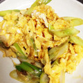 ☆まめこ☆☆'s cooksnap of when they made 長ねぎと卵のふんわり炒め.