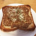 風花☆'s cooksnap of when they made 簡単！納豆トースト.