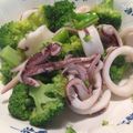 しろつがい's cooksnap of when they made 簡単♪イカとブロッコリーのにんにく炒め.