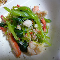 ＴＯＭＯＷＡＴ's cooksnap of when they made 三つ葉とカニかまの和え物☆柚子胡椒風味.