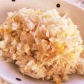 booheart's cooksnap of when they made ネギとしらすのチャーハン◎.