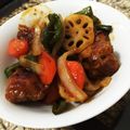 maa0830's cooksnap of when they made 豚こま肉で＊揚げない！絶品酢豚.