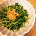 chami★'s cooksnap of when they made 大好物☆豆苗炒め.