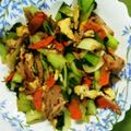 プル＃２４'s cooksnap of when they made シャキシャキ★チンゲン菜と卵の炒めもの.