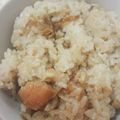 ミンチャンまま's cooksnap of when they made 余った鶏皮が変身！香ばしい炊き込みごはん.