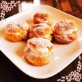 ＊にょにょ＊'s cooksnap of when they made レンジで簡単☆シュークリーム.