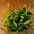 ナッキュー's cooksnap of when they made 三つ葉のなめたけ和え～柚子胡椒風味♪.