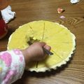 クック9P6O5D☆'s cooksnap of when they made さつま芋の焼きプリンタルト.