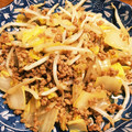 とも☆25's cooksnap of when they made 豚ひき肉の野菜炒め♪.