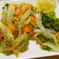 豆大福モッチ's cooksnap of when they made 菜の花とじゃこのかき揚げ.