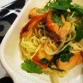 biginjapan's cooksnap of when they made サーモン入りエスニック焼きそば.