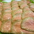 konny1552's cooksnap of when they made 炊飯器で真空調理法っぽくローストビーフ.