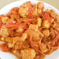 ぴぴぷぷぷ's cooksnap of when they made 厚揚げナポリタン風.