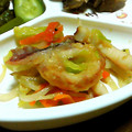 くっきんぐ父's cooksnap of when they made 簡単！春キャベツとイカのオイスタ炒め.