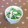 龍青空ママ's cooksnap of when they made いんげんとささみ　味噌マヨ和え.