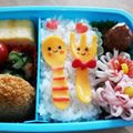 はな♡ごん's cooksnap of when they made ☆100均の型で可愛いキャラ弁☆.