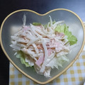 なおつん0802's cooksnap of when they made 梅マヨで♥大根とハムのサラダ.