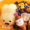 クックHKKUM0☆'s cooksnap of when they made キャラ弁 ぐでたま♪.