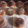 みゅあさん's cooksnap of when they made HBで作る♡きな粉とバナナのふんわりパン.