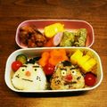 ばたみそーぱん☆'s cooksnap of when they made 妖怪ウォッチおにぎり侍♡おにぎり.