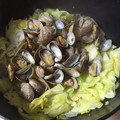 hyanko628's cooksnap of when they made あさりとキャベツの酒蒸し.