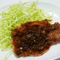 ぁ-たん's cooksnap of when they made 玉ねぎソースのポークソテー.