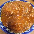 まっちー食堂's cooksnap of when they made 我が家煮込みハンバーグ✿とんかつソースで.