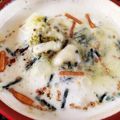 花花里's cooksnap of when they made お茶漬の素で☆海苔クリームスープご飯.
