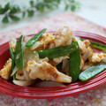 まろんかふぇ's cooksnap of when they made 絹さやのとろとろオイスターソース炒め.