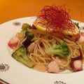 812Mikey's cooksnap of when they made タコとブロッコリーのアンチョビパスタ.