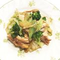 なつき☆ミ's cooksnap of when they made 簡単☆ピリッと♪白菜と鶏肉と葱塩いため.