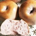 おが氏's cooksnap of when they made 発酵不要♪いちごミルクベーグル.