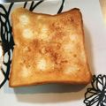 ゆりYO船長's cooksnap of when they made パルメ×バター×シュガー＊斑×斑トースト.